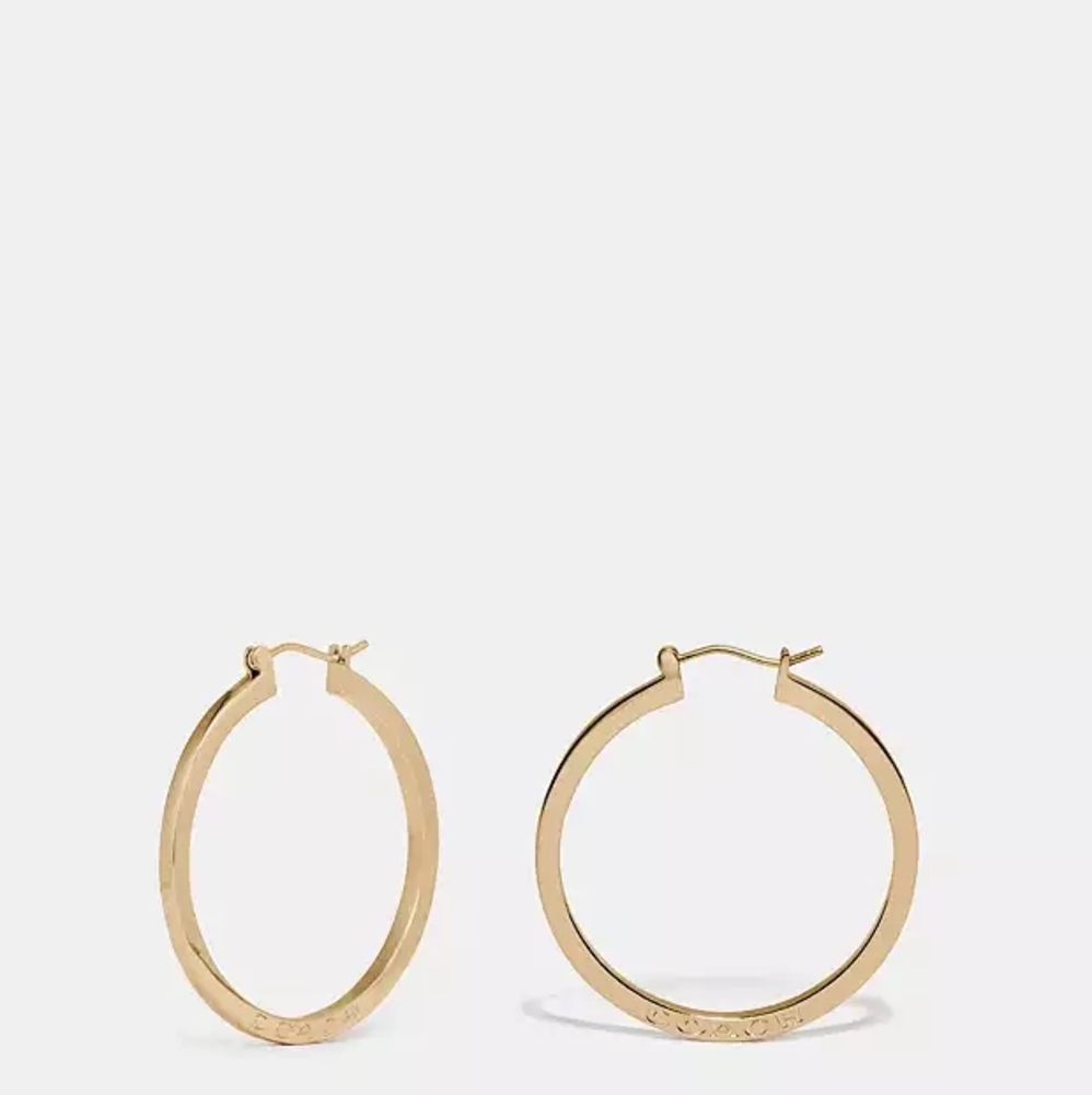 Chic Gold Hoop Earrings